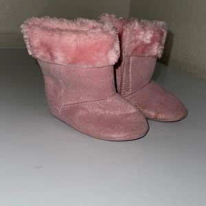 Light pink baby boots
